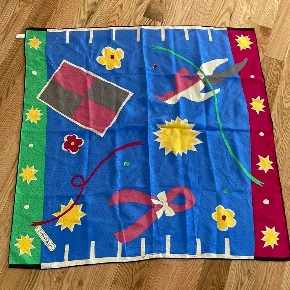 Tiffany  & Co. silk scarf foulard